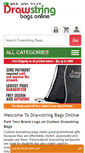 Mobile Screenshot of drawstringbagsonline.com
